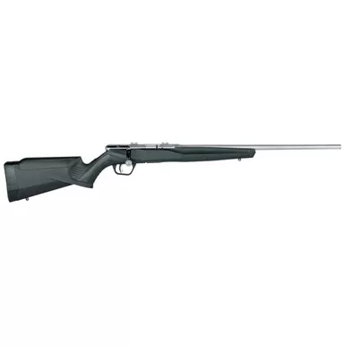 Savage Arms B17 FV Bolt Action Rifle 17 HMR 21" Stainless Barrel Black Stock