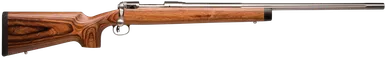 Savage Arms Model 12 BVSS Bolt Action Rifle 308 Winchester 26" Barrel Matte Stainless Steel Satin Brown Laminate Stock
