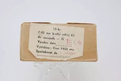 Scarce 1944 STG44 / MP44 Boxed Ammo -15 Rounds (041824-6 - AB)