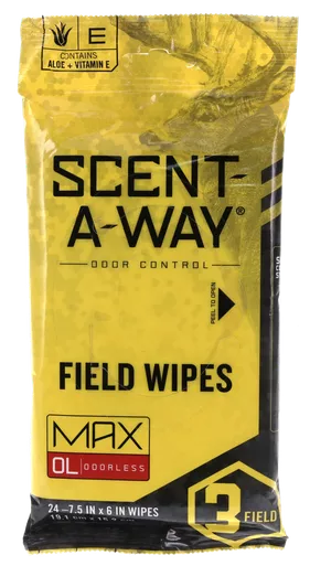 Scent-A-Way Max Field Wipes 24 Count