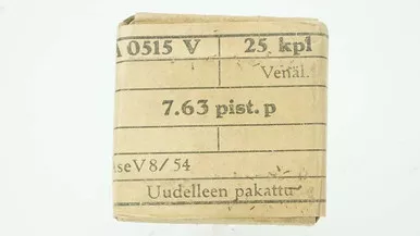 Sealed Finnish 7.63 Mauser Ammo