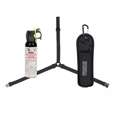 Security Equipment Corporation Frontiersman Max Bear & Mountain Lion Spray 7.9 oz 40 ft Range with Holster