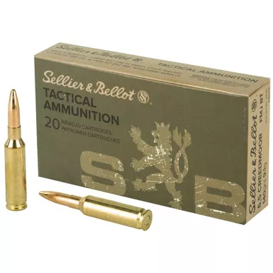 Sellier & Bellot 6.5 Creedmoor Ammo 140 Grain Full Metal Jacket Box of 20