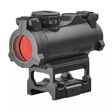 Sig Sauer Romeo-MSR 1x 20mm Red Dot Sight with 2 MOA Green Dot, Black