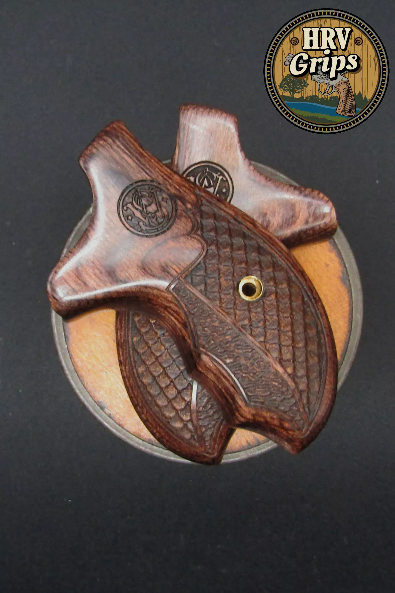 Smith & Wesson J Frame Round Combat Dragonscales and Stipple • All Colors •
