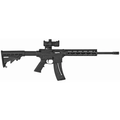 Smith & Wesson M&P15-22 Sport Semi-Automatic Rifle .22 LR 16.5" Barrel with MP-100 Red/Green Dot Optic (25-Round Magazine)