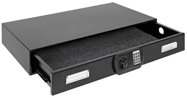 SnapSafe Under Bed Safe Large with Electronic Lock Black