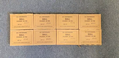 SOLD - 180 Rounds .30 M2 Lake City Army Ammo