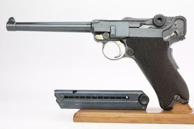 SOLD - 1906 DWM Portuguese M2 Luger - Shooter Grade