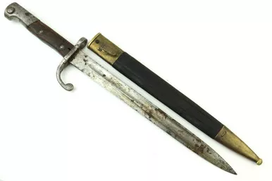 SOLD - 1908 Brazilian Mauser Bayonet with Scabbard