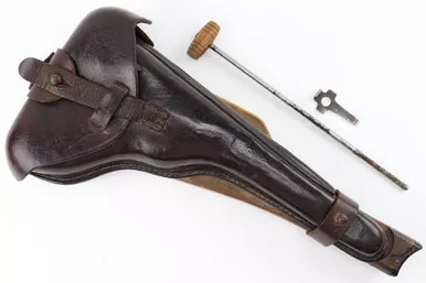 SOLD - 1915 Artillery Luger Holster With Stock (081623-30)