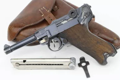 SOLD - 1915 DWM Luger Rig - Police Rework