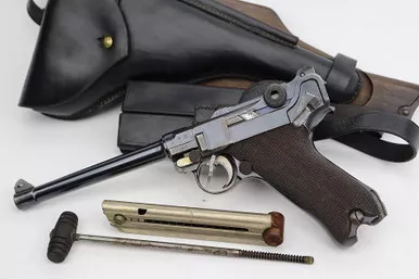 SOLD - 1916 DWM Navy Luger Rig (738 - 26788)