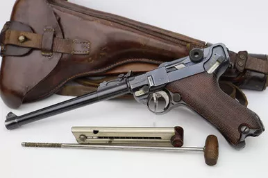 SOLD - 1917 DWM Artillery Luger Rig (6042k - 27411)