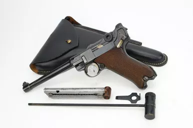 SOLD - 1917 DWM Navy Luger Rig (7683 - 28132)