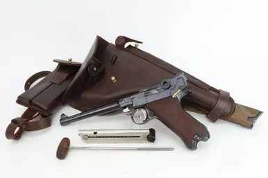 SOLD - 1917 DWM Navy Luger Rig (9225 - 30043)