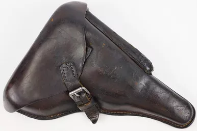 SOLD - 1917 Luger Holster - Repaired Belt Loop