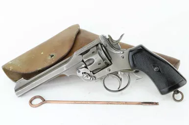 SOLD - 1917 Webley Mark VI Revolver Rig