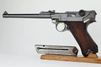 SOLD - 1918 DWM Artillery Luger - Thomas Heller Restoration