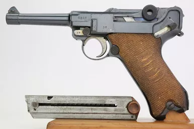 SOLD - 1918 DWM Luger - Matching Magazine