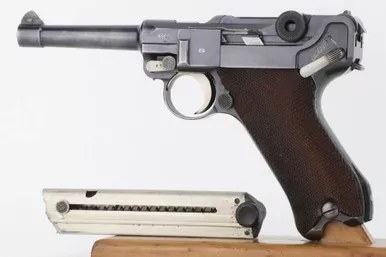 SOLD - 1918 DWM Luger - Police Re-issue