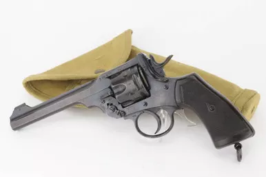 SOLD - 1918 Webley Mark VI Revolver Rig