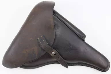 SOLD - 1936 Luger Holster - Missing Secure Strap