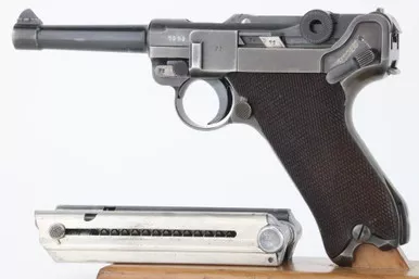 SOLD - 1936 Mauser Luger (3972 - 34218 - RJ)