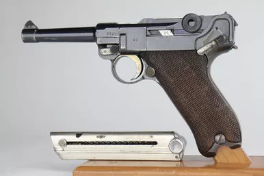 SOLD - 1936 Nazi Mauser Luger - Matching Magazine (7000h - 13474)