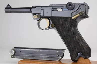 SOLD - 1936 Nazi Mauser Luger - Matching Magazine (7310o - 17571)
