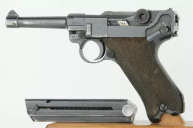 SOLD - 1938 Mauser Luger - Matching Magazine