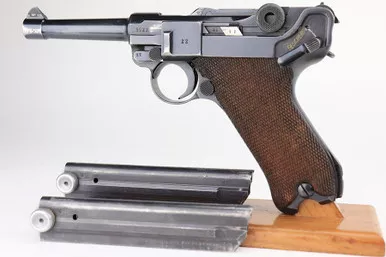 SOLD - 1940 Mauser Luger - Two Matching Magazines