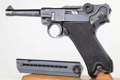 SOLD - 1941 "Black Widow" Mauser Luger (5616q - 24154)