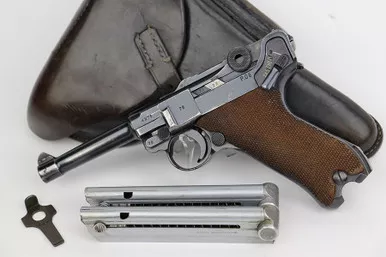 SOLD - 1941 Mauser Luger Rig - BYF 41 (4976u - 26556)