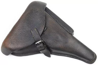 SOLD - 1941 Pigskin Luger Holster (030323-17)