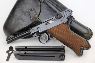 SOLD - 1942 Mauser Luger Rig - BYF 42 (6789c - 25655)