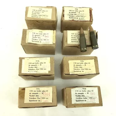 SOLD -1944 / 1945 Dated 7.92x33mm Kurz Ammo