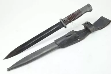 SOLD - 1944 Matching K98 Bayonet with Frog