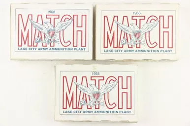 SOLD - 1968 Caliber .30 Match M72 Ammo