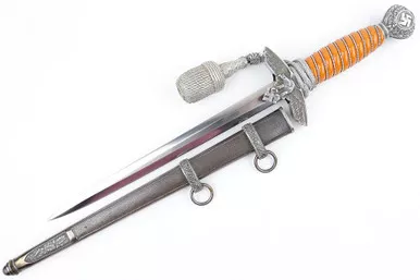 SOLD - 2nd Model Luftwaffe Dagger with Portepee (071223-11)