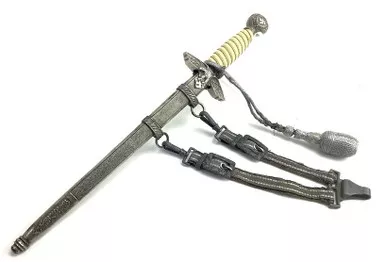SOLD - 2nd Model Luftwaffe Dagger with Portepee and Hanger