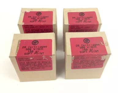 SOLD - 40 Rounds - Hirtenberger Patronen Red Label .308 Win Ammo