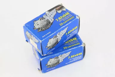 SOLD - 40 Rounds of Steel Cased 7.62x54R Ammo