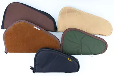 SOLD - 5 Pistol Soft Cases
