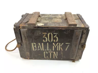 SOLD - 768 Rounds Factory .303 British MK 7 Cartridges - In Crate