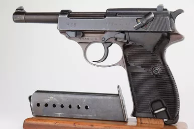 SOLD - AC 44 Walther P.38 - Plum Color