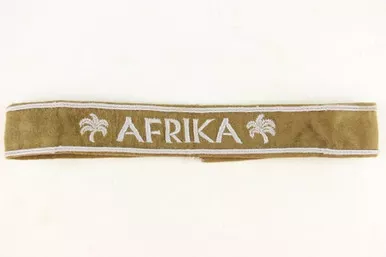 SOLD - Afrika Korps Campaign Cuff Title
