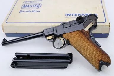 SOLD - ANIB Interarms Mauser American Eagle Luger - Navy Configuration (10.00.1086 - 27303)