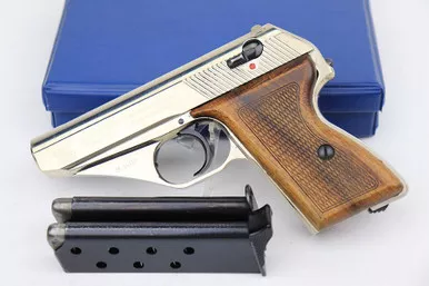 SOLD - ANIB Mauser HSc - Scarce Nickel Finish (01.14187 - 23904)