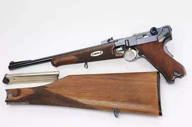SOLD - Beautiful 1902 DWM Luger Carbine - Matching Stock